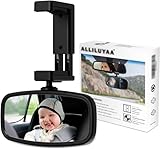 Spiegel Auto Baby, Rückspiegel Baby Auto mit Gefederten Clips, Glas-Spiegel,...