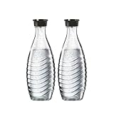 SodaStream 0,7L CRYSTAL Glaskaraffe | Spülmaschinenfest | Kompatibel mit...