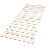 MARDOM Lattenrost 140x200cm Fertig Montiert, Holz Rollrost - Universelle Rolllattenrost...