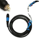 MIG MAG Schweißbrenner 24KD 4m Schlauchpaket Schutzgas WIG Schlauchpaket EURO...
