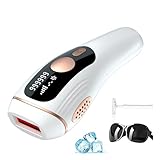 IPL Geräte Haarentfernung Laser mit 610NM~1200NM Wellenlänge, 5 Energiestufen, 999,999...