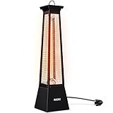 ROODZ Heizstrahler Terrasse, Infrarot Heizstrahler, 2000 Watt, 360° Wärmeabgabe,...