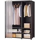 Kleiderschrank, Eisenrahmen, mit Schubladen für kleine Räume, freistehend, für Mäntel...