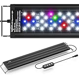 SEAOURA Aquarium LED Beleuchtung, Vollspektrum Aquarium Licht mit Timer Auto...