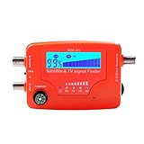 Mulcort 2 in 1 Satellit und TV Signal Finder LCD Digital Satellite Finder Tragbare...