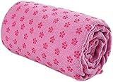 Mikrofaser Hot Yoga Handtuch, Yoga Mat 183x63cm rutschfest Fitnesstuch Weich Atmungsaktiv...