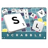 Mattel Games Scrabble Original Deutsche Version, Kreuzworträtsel-Brettspiel für Kinder...
