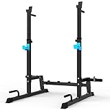 Squat Rack Multi-Funktions Barbell Rack Höhenverstellbarer Hantelständer für...