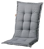 Madison , , Schaum und Vlies , A046 Hochlehner Auflage Basic Grey, ca. 123 x 50 x 8 cm,...