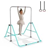 NAIZY Reckstange Outdoor Kinder Gymnastikstange Höhenverstellbar Turnstange mit 2...