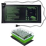 EWENYS Pflanzen Heizmatte Pflanzen Graphen, Wärmematte für Sämling Germination, IP67...