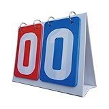 Helweet Tragbare Anzeigetafel, Sportanzeigetafel, Zähltafel, Score Flipper,...