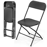 Bonnlo Klappstuhl, Gartenstühle 4er Set, Campingstuhl bis 158KG, Stühle Esszimmer Balkon...