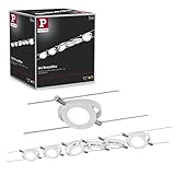 Paulmann 94106 LED Seilsystem RoundMac Basisset erweiterbar Warmweiß 6x4W LED Weiß matt...