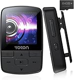 YOTON MP3-Player mit Bluetooth 5.2, 64 GB Speicher, FM-Radio, Sprachaufnahme,...