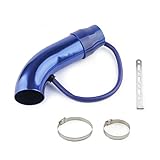 Lufteinläss Für Alumimum 3'' 75mm für Auto Cold Air Intake System Turbo Induktion Rohr...
