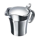 Westmark Thermo-Sauciere mit Klappdeckel, Füllvolumen: 0,5l, Rostfreier...