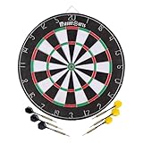 MasterArts Dartscheibe Set – Dartboard 45 cm – mit 6 Dartpfeile – Beidseitig...