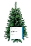 RS Trade 1101 Colorado-Mix 120 cm Weihnachtsbaum PVC künstlich (Ø ca. 76 cm) mit 446...
