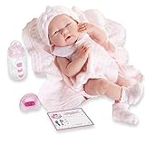 jc toys Berenguer Realistische Babypuppe Strickkleid und Decke; ca. 38,1 cm (15...