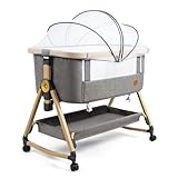 Maydolly Beistellbett 3 in1 Babybetten Tragbar Babybett mit atmungsaktivem Netz...