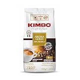 Kimbo Gold 100% Arabica ganze Kaffeebohnen, dunkle Röstung, ausgezeichnet für...
