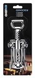 Chef Aid Hebel-Korkenzieher aus Chrom, Traditionelles Design mit Hebelarmen und...