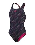 Speedo Women's HyperBoom Allover Medalist Badeanzug, Pink, 42