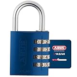 ABUS Zahlenschloss 145/40 Blau - Kofferschloss, Spindschloss u. v. m. -...
