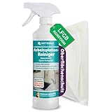 HOTREGA Arbeitsplatten Reiniger Naturstein & Quarz Komposit 500 ml + Microfasertuch 40 x...