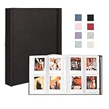 Cherrich Polaroid Fotoalbum 2x3, Leinen-Bilderbuch, jedes Mini-Album hält 208 Fotos für...