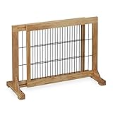 Relaxdays Absperrgitter, ausziehbares Schutzgitter, Treppe & Tür, HxB:...