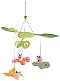 Haba 3735 - Mobile Blütenfalter, Baby-Mobile zum Aufhängen mit 3 abnehmbaren...