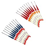 DIIOOMIEEU 10 Stück Karpfenangeln Posen Set Bobber Stick für Fischzubehör Vertikal 9#...