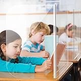 THOMATT Hustenschutz - Plastikbarriere für Sicherheit - tragbar und faltbar -...
