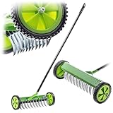 KADAX Rasenlüfter mit Rädern, Gartenkralle für Rasen, Garten, Moos,...