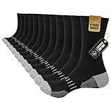 Stoeury 6 Paar Sportsocken Herren Damen, Gepolsterte Tennissocken Herren,...