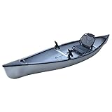 Kaitts Vegas 1er Anglerversion Kanu Angelkajak Fishing Canadier, Farbe:Grau