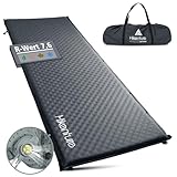 HIKENTURE Isomatte Selbstaufblasend, 5CM Dicke Camping Matratze aus Schaumstoff,...