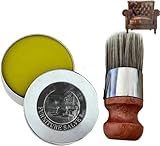 Möbel Salve für Leder, Ledermöbelsalbe und Bürste, Reparieren und schützen Sie Ihre...