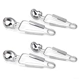 Escargot Zange aus Edelstahl, 16 cm, 4 Stück, Küchen-Lebensmittel-Clips,...