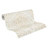 Livingwalls Vliestapete Jette Joop Tapete mit Ornamenten barock 10,05 m x 0,53 m beige...