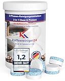 80x 2-Phasen Reinigungstabletten für Kaffeevollautomat kompatibel mit Jura...