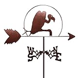 Metall-Wetterfahne mit Tierornament, Windrichtungsanzeige für den Außenbereich für Hof...