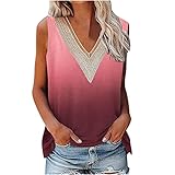ViGam1980s Sexy Tops Damen Party Damen Sommer Lässige Ärmellose Oberteile Tops...