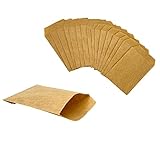 PAKNOR® 100stk Papiertüten Braun klein - 7 x 12 cm, ideal für Freudentränen &...
