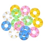 TOYANDONA 15 Stück Aufblasbare Kleiner Schwimmringe aus Robustem Material In Bunten...
