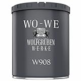 WO-WE Metallschutzlack 4in1 Metalllack Metallfarbe Metallschutzfarbe W908 Anthrazitgrau -...
