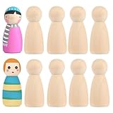 10 Holzfiguren zum DIY Bemalen und Basteln – perfekt zur Hochzeit oder...
