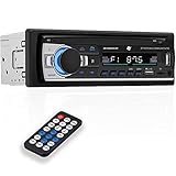 NK Autoradio mit Bluetooth 4.0-1 DIN - 4x40W, AUX-Funktion, MP3 Player und...